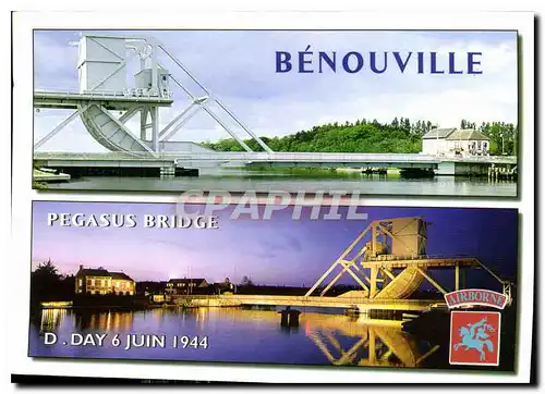 Cartes postales moderne Benouville Calvados Pegasus Bridge