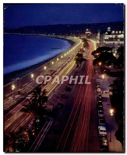 Moderne Karte Couleurs et Lumiere de France la Cote d'Azur miracle de la nature Nice Alpes Maritimes la Promen