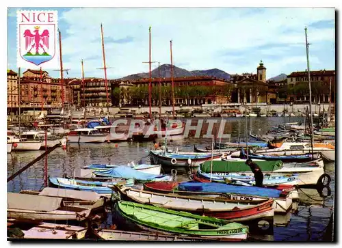 Cartes postales moderne Au soleil de la Cote d'Azur le Port l'Eglise et la Place ile de Beaute Nice  Bateaux