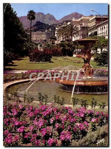 Cartes postales moderne Couleurs et Lumiere de France la Cote d'Azur miracle de la nature Menton Alpes Maritimes le Jard