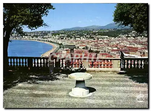 Cartes postales moderne La Cote d'Azur Nice vue generale prise de la Table d'Orientation du Chateau