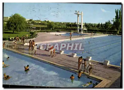 Moderne Karte La Partie de Nostradamus Salon de Provence la Piscine