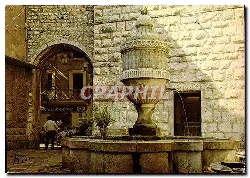 Cartes postales moderne La Cote d'Azur inoubliable Vence la Jolie Fonatine du Peyrat