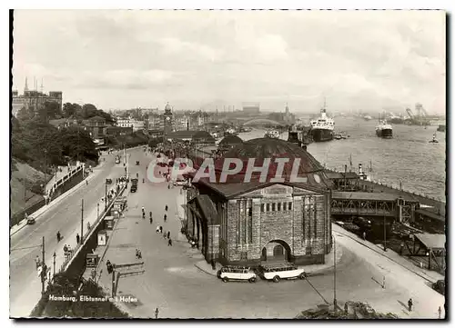 Cartes postales moderne Hamburg Elbtunnel mit Hofen