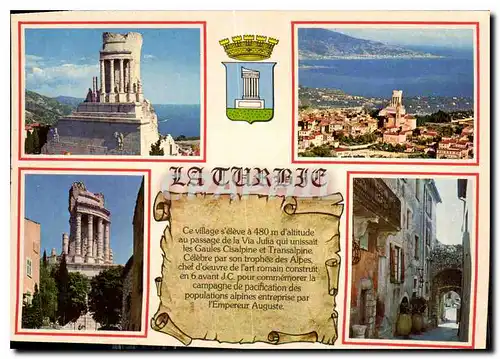 Cartes postales moderne La Cote d'Azur French Riviera La Turbie Alpes Maritimes Vestige de l'art romain