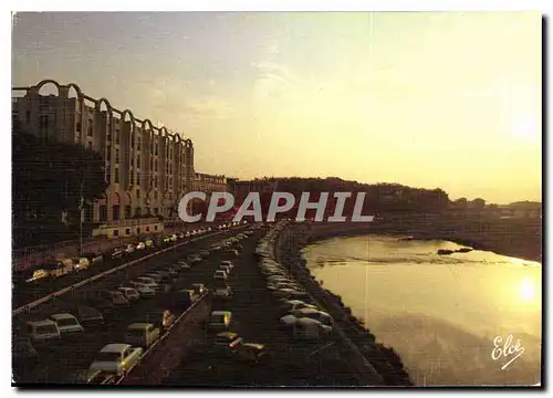 Cartes postales moderne Dax Landes Coucher de soleil sur l'Adour avec l'Hotel Splendid