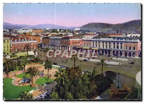 Cartes postales moderne Nice la place Massena le Casino Municipal et les Jardins