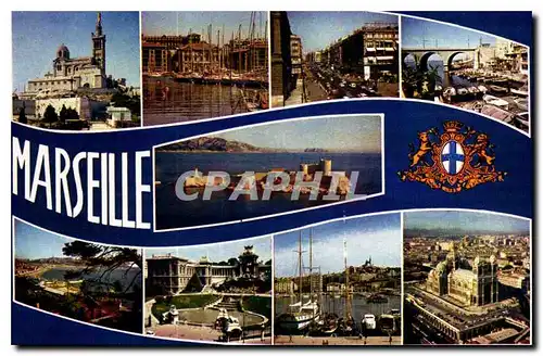 Cartes postales moderne Le Carrefour du Monde Marseille