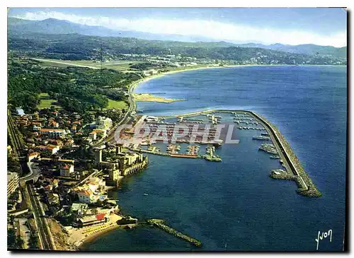 Moderne Karte Couleurs et lumiere de France la Cote d'Azur miracle de la nature La Napoule Alpes Maritimes vue