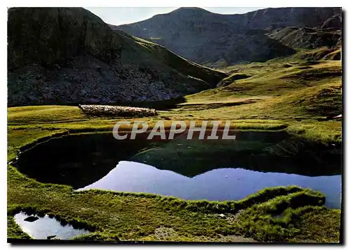 Cartes postales moderne Col de Restefond la Sonette A M route inperaile de Nice a Briancon la plus haute d'Eupore le lac