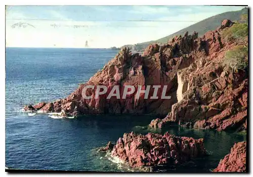 Cartes postales moderne La Cote d'Azur Falaises de l'Esterel