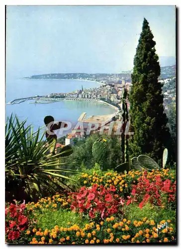 Cartes postales moderne Couleurs et lumiere de France la Cote d'Azur miracle de la nature Menton Alpes Maritimes vue gen