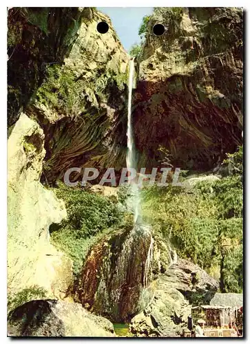 Moderne Karte Couleurs et Lumiere de France Gorges du Loup Alpes Maritimes Cascade de Courmes