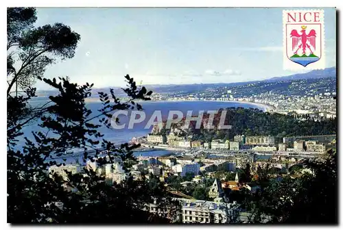 Cartes postales moderne Au soleil de la Cote d'Azur Nuce vue generale