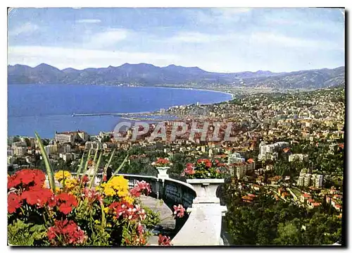 Cartes postales moderne Cannes vue generale prise de la Californie