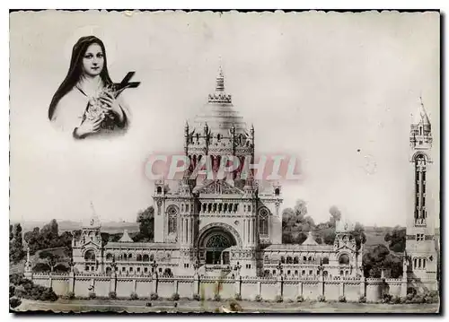 Cartes postales moderne La Basilique de Lisieux vue generale du Projet