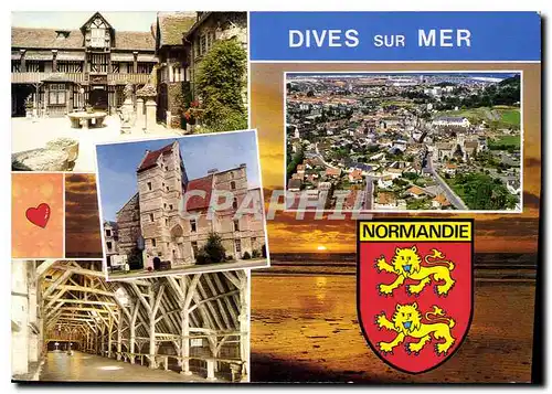 Cartes postales moderne Dives sur Mer Calvados Vues diverses Lion