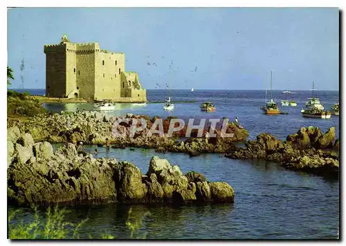 Cartes postales moderne Environs de Cannes Ruines du vieux Chateau fortifie de l'Abbaye de Lerins