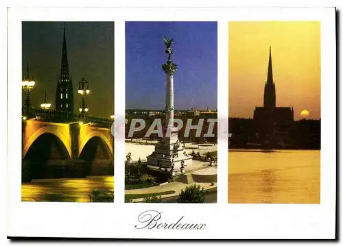 Cartes postales moderne Bordeaux la fleche St Michel a gauche