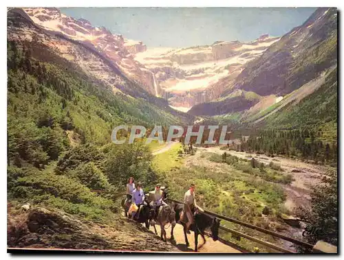 Cartes postales moderne Les Pyrenees Gavarnie Retour du Cirque