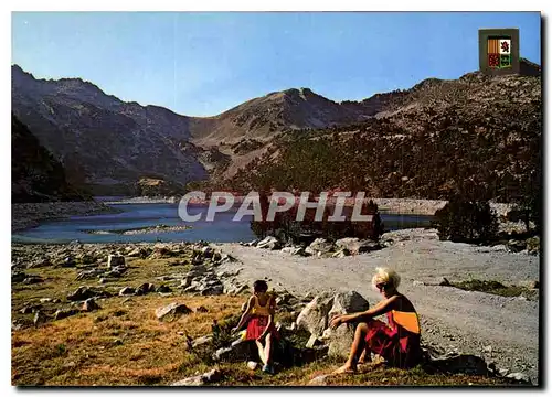 Moderne Karte Hautes Pyrenees Vallee d'Aure