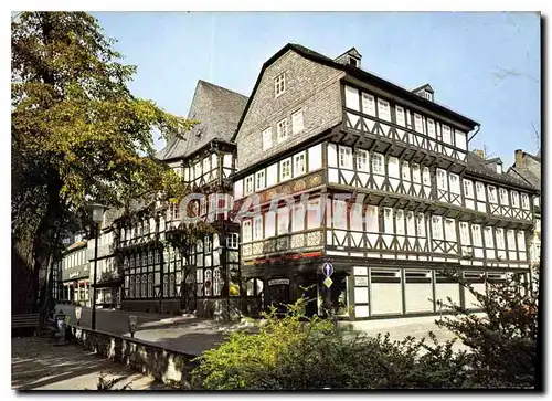 Cartes postales moderne Goslar Harz Alte Fachwerhauser am Schuhhof