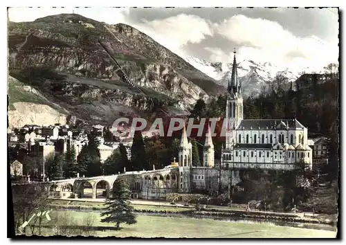 Cartes postales moderne Toute la France Ed Jove Pau B P Lourdes H P La Basilique le Jer les Pyrenees