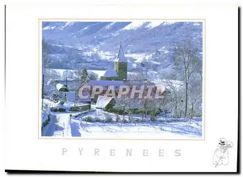 Cartes postales moderne Les Pyrenees sous a Neige