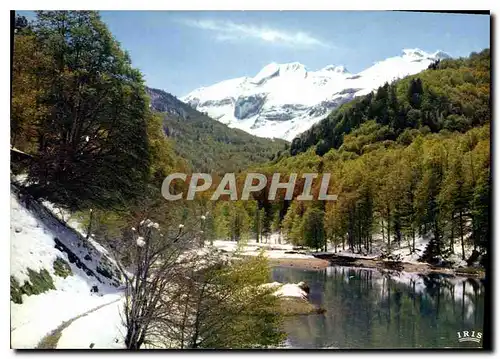 Cartes postales moderne Les Pyrenees au printemps lac d'Angluss