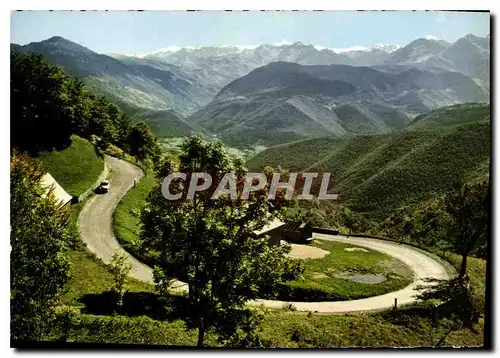 Cartes postales moderne Col d'Aspin le Fer a Cheval et la Vallee d'Arreau