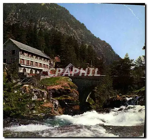 Moderne Karte Les Pyrenees le Pont d'Espagne Hotellerie du Pont d'Espagne