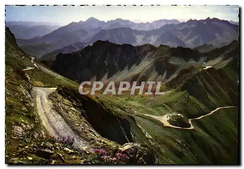 Cartes postales moderne Les Pyrenees Route du Tourmalet au Pic du Midi de Bigorre