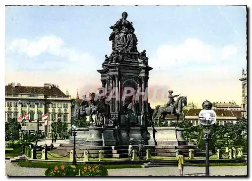 Moderne Karte Wien Maria Theresia Denkmal