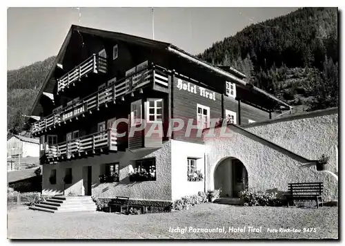 Moderne Karte Ischgl Hotel Tirol