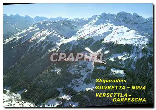 Cartes postales moderne St Gallenkirch Gaschurn Skigebiet Garfrescha Versettla Silvretta Nova Montafon Voralberg