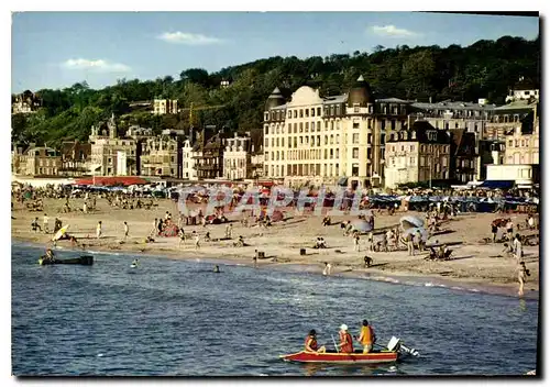 Moderne Karte Trouville Deauville Calvados la Plage