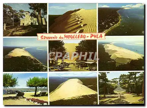 Cartes postales moderne Le Moulleau le Pyla l'Eglise du Moulleau la Dune du Pyla la Jetee du Moulleau L'Avenue Notre Dam