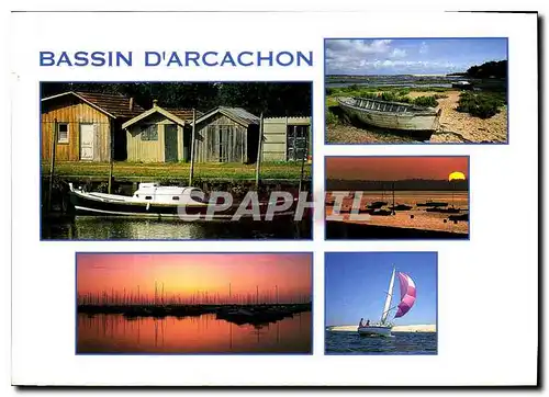 Cartes postales moderne Le Bassin d'Arcachon Gironde Bateau