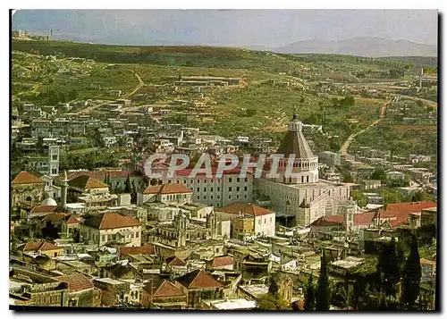 Cartes postales Nazareth Vue Partielle Centre la Basilique de l'Annunciation
