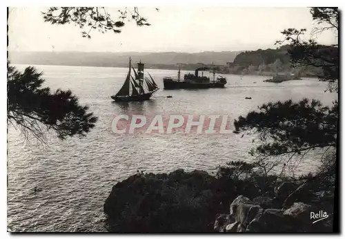 Cartes postales la Cote d'Azur Nice Bord de mer Bateau