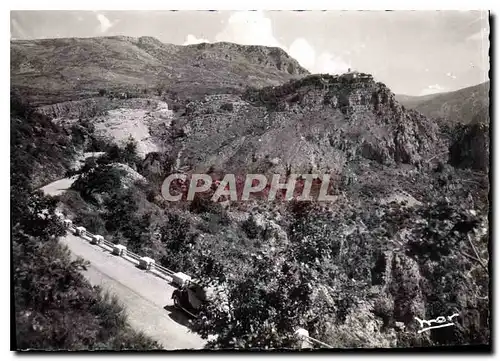 Ansichtskarte AK la Cote d'Azur Gourdon A M Vu de la Route de Grasse