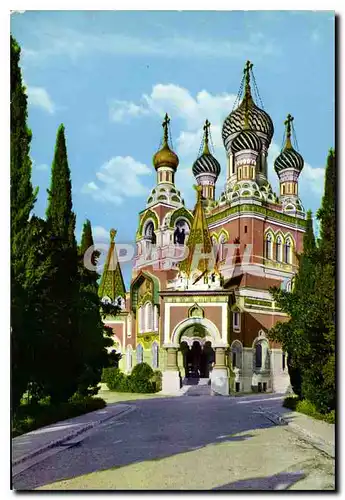 Ansichtskarte AK la Cote d'Azur Nice la Cathedrale russe Russie Russia