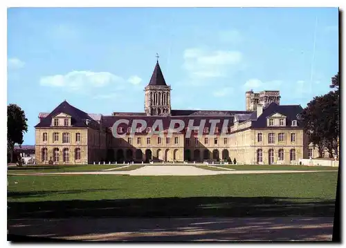Moderne Karte Caen Calvados Abbaye aux Dames Siege du Conseil Regional de Basse Normandie Cour du Cloitre Vue