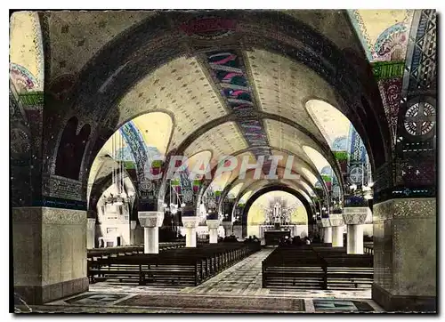 Cartes postales moderne la Basilique de Lisieux la Crypte Vue generale