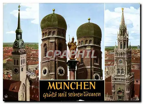 Cartes postales moderne St Peter Munchen