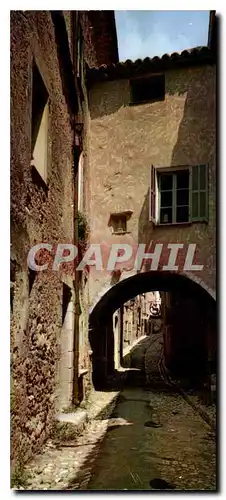 Moderne Karte Couleurs et Lumiere de France La Cote d'Azur Miracle Saint Paul Alpes Maritimes Vieille rue