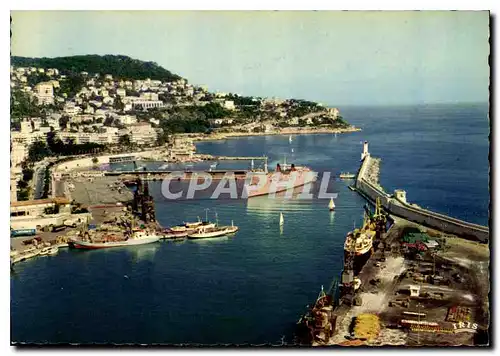 Cartes postales moderne Nice Le Port et le Cap de Nice L'Arrivee du Courrier de Corse