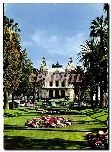 Cartes postales moderne Reflets de la Cote d'Azur Le Casino et les Jardin de Monte Carlo