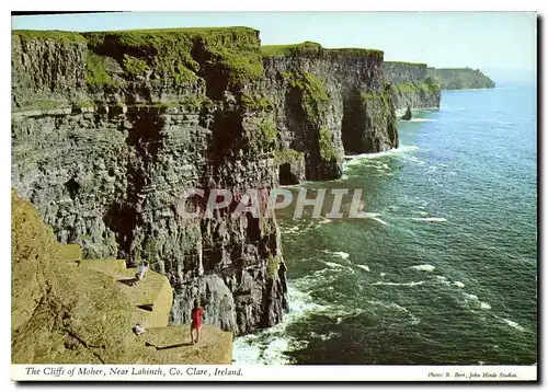 Moderne Karte The Cliffs of Moher Near Lahinch Co Clare Ireland