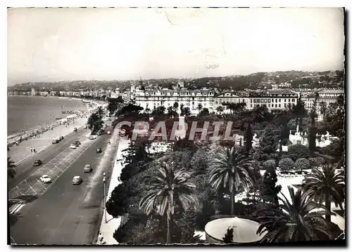 Cartes postales moderne La Cote d'Azur Nice Les Jardins Albert Le Theatre de Verdure et la Promenade des Anglais